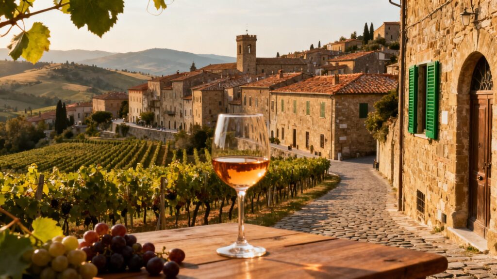 Montepulciano, ville et cépage : guide de visite et dégustation sans texte