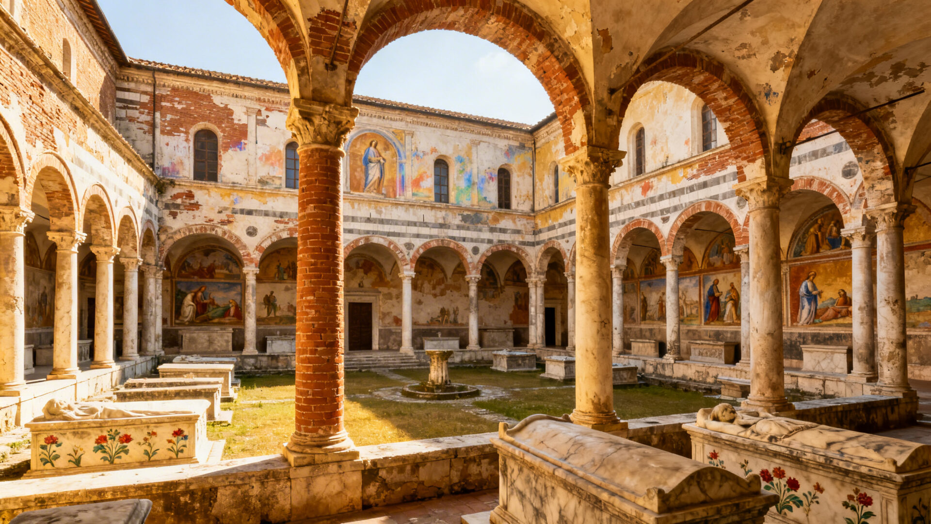 Le camposanto de pise : histoire, architecture et fresques